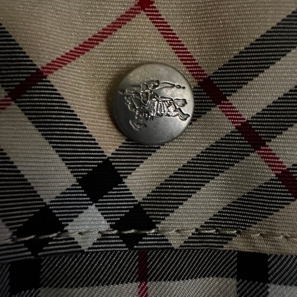 Authentic Burberry Blue Label Nova Check Nylon Tote Bag - Picture 9 of 16